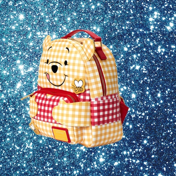 Loungefly Disney Winnie The Pooh Gingham‎ Cosplay Mini Backpack main image 5